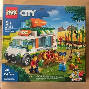 LEGO City Fresh Produce Van Set - Green, Orange, White